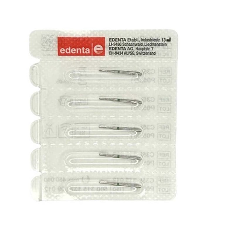 Edenta FGL #C35L.315.012 Metal Crown Cutter Carbide Bur, 5/Pk. Specially coordinated