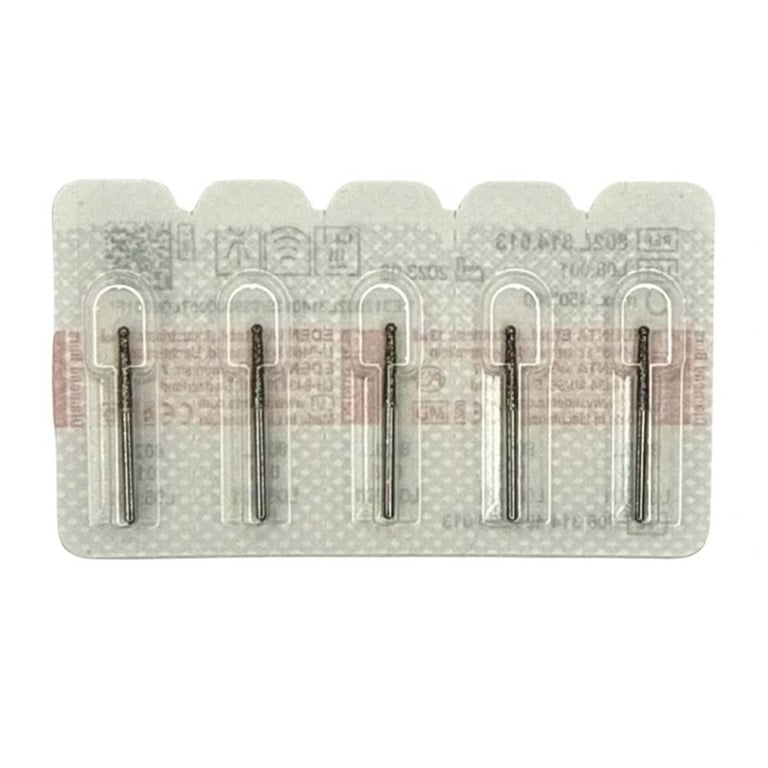 Edenta FG #802L.314.013 Endo Diamond Bur, 5/Pk. Designed for reducing the pulp chamber roof