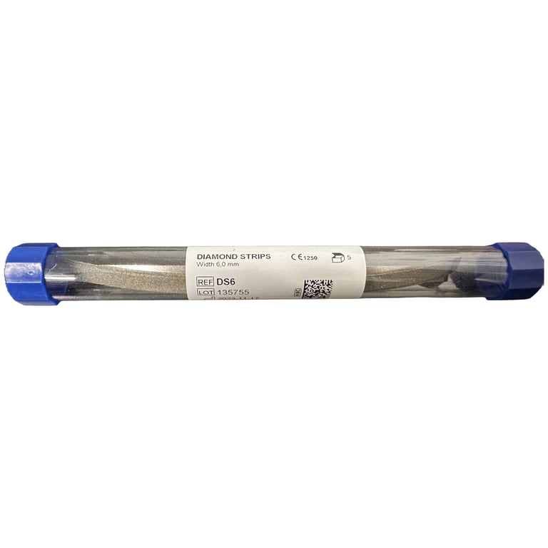 Edenta Non-Serrated Diamond Finishing Strips, Medium, Blue, Single Sided Coated, 5/Pk. Features