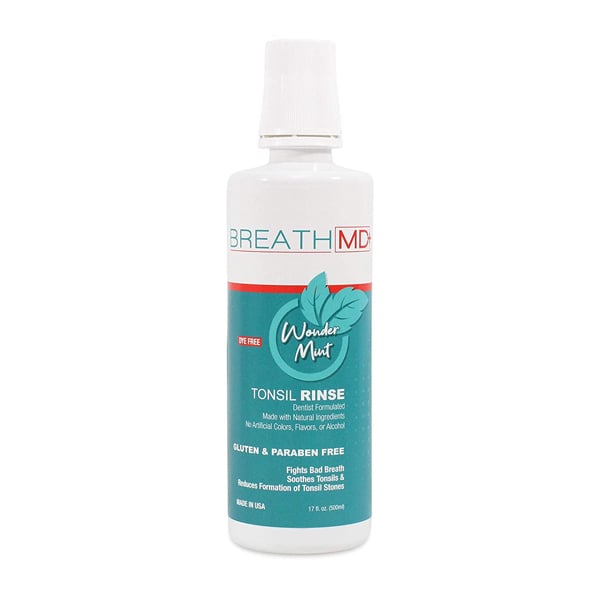 BreathMD Tonsil Rinse for Natural Tonsil Stone Re