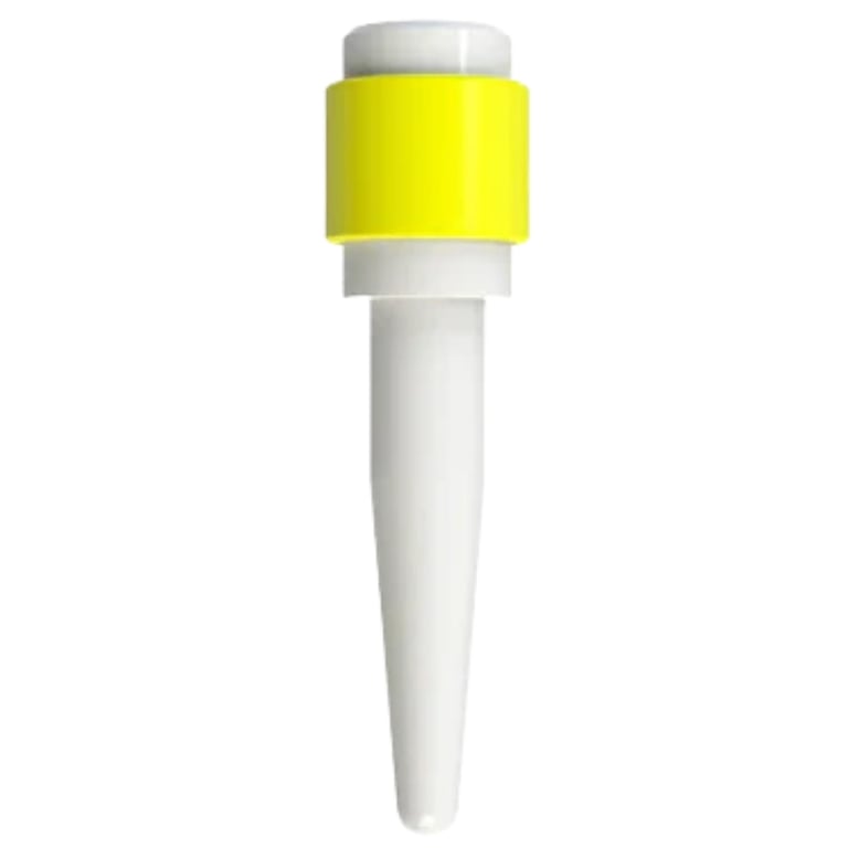 Atlast Fiber Post, Size 2, Yellow, 10/Pk. Color-coded intraradicular instrument provides an