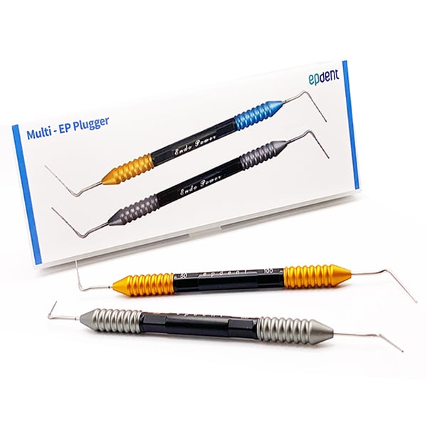 EP Plugger 40/80 Black & 50/100 Yellow Root Canal Pluggers, 2/Pk. Ni/Ti and stainless-steel ends