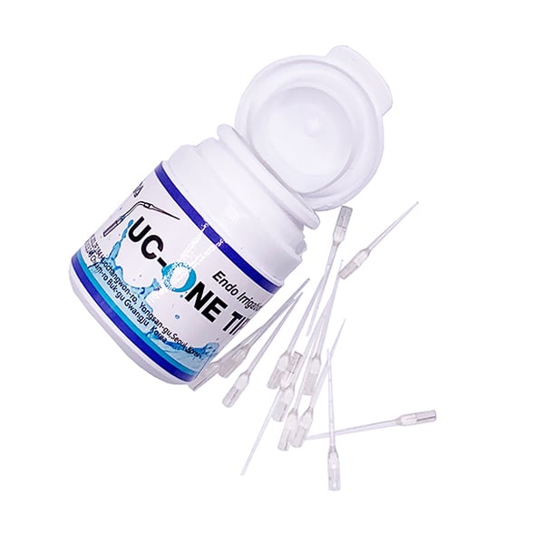 UC ONE Plastic Tip Refill, 50/Pk. Will not fracture in root canal, autoclaveable. For use
