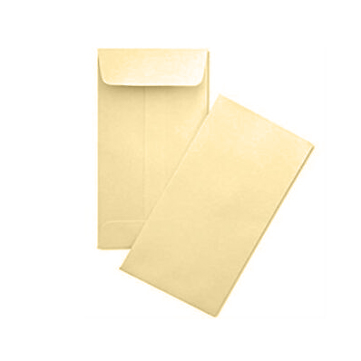 EPR X-Ray Manilla Coin Envelopes - #3 Brown Paper 2-1/4" x 4-1/4", 500/Pk