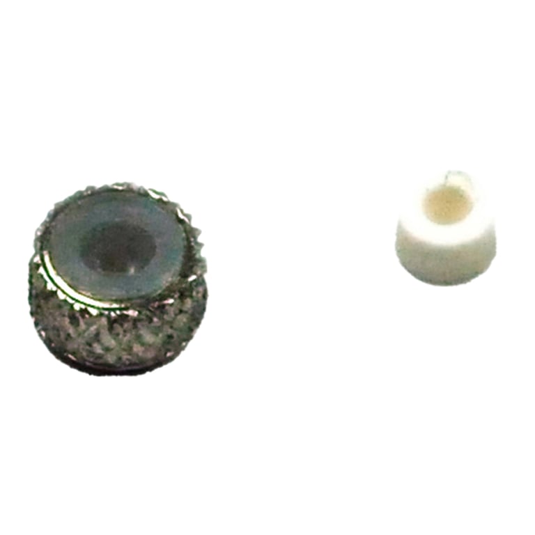 AccessPost Overdenture EZ-Change Keeper and Cap Kit: 2 Keepers, 2 Cap Inserts and 2 Rubber Bands