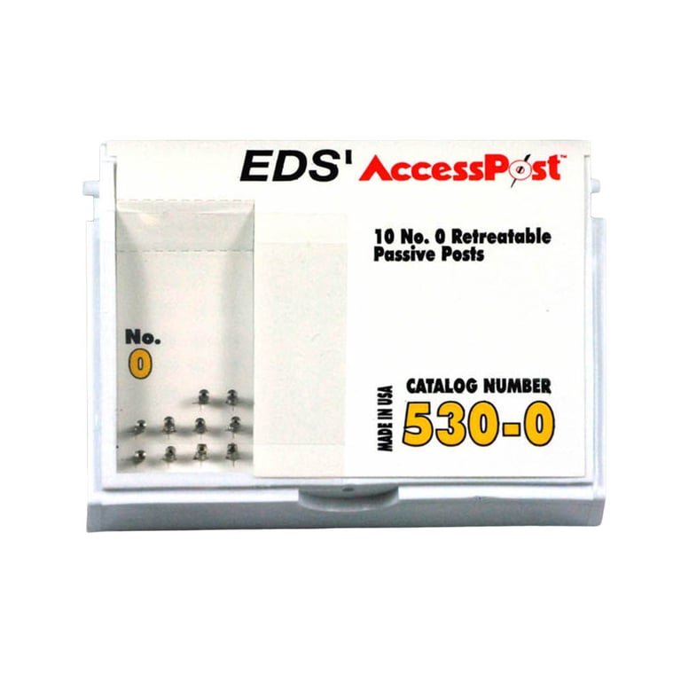AccessPost Size 0 Yellow 10/Pk. Passive Retreatable Posts Refill