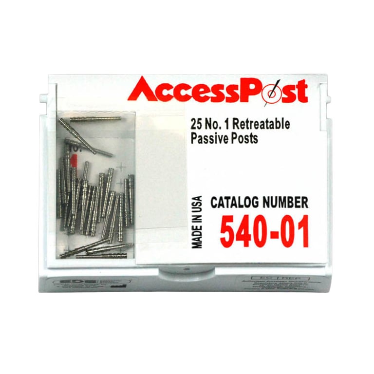 AccessPost Size 1 Red 25/Pk. Passive Retreatable Posts Economy Refill