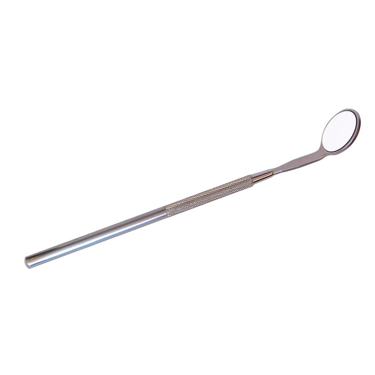 C-Mor #5 Mouth Mirror Head 4/Pk. Ultra Bright, Stainless Steel, Cone Socket, Front Surface