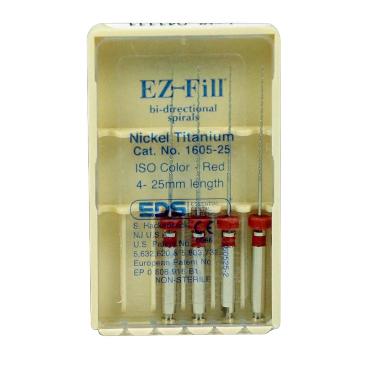 EZ-Fill Nickel-Titanium 25 mm refill, package of 4