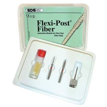 Flexi-Post Fiber Refill Kit Size #1 red, 10-posts, 1-tap, 1-primary reamer, 1-secondary drill