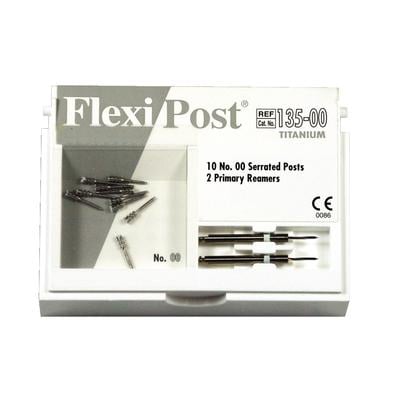 Flexi-Post white #00 titanium post refill, contai