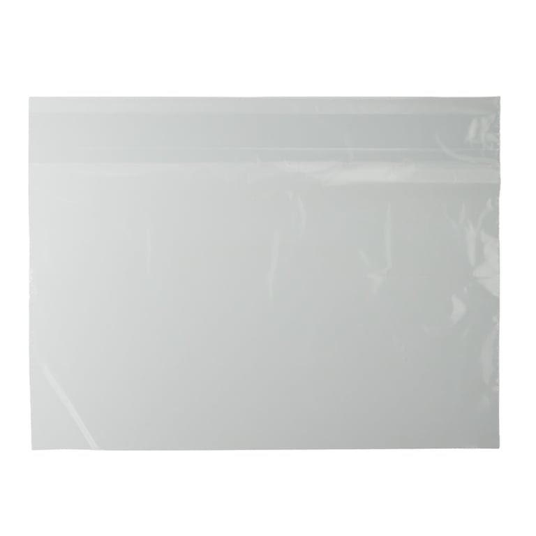 Brixton 10" x 11.25" Clear Plastic Headrest Cover, Box of 250 Covers