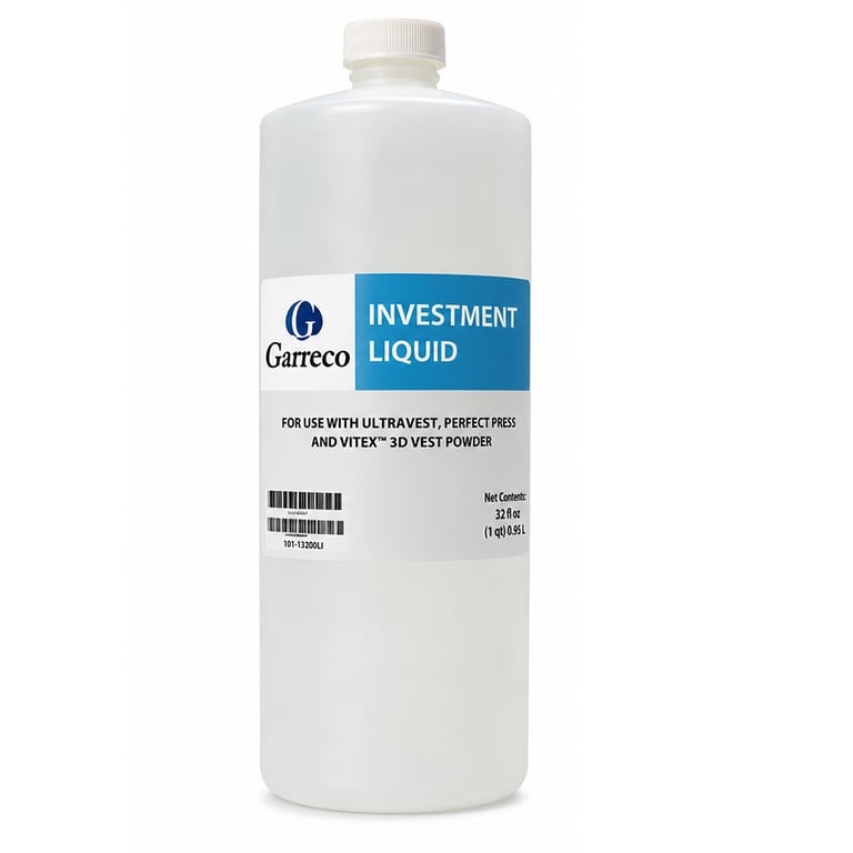 Garreco Investment Liquid, 16oz, 16/Pk. Features a colloidal silica formula for mixing