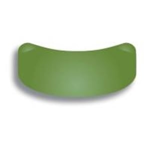 Slick Bands XR 6.4mm Large Molar Matrices - Green, 100/Pk. Non-stick Slick Bands Sectional