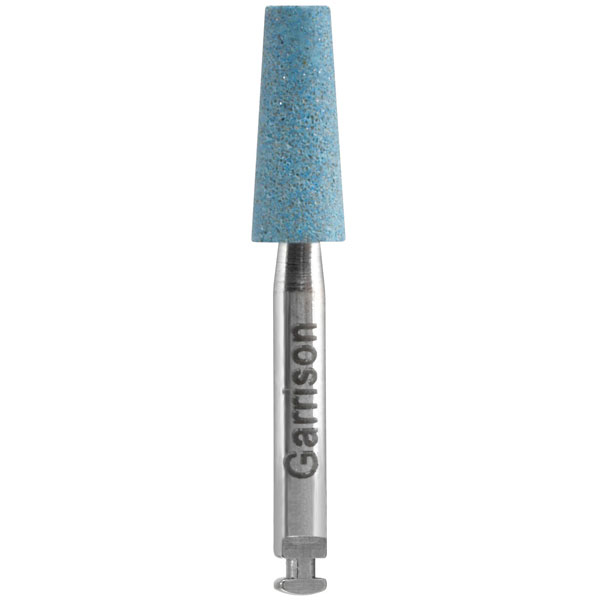eZr Blue Coarse Grit Flat End Taper Grinder (For Gross Removal 5/pk). Three-step diamond polishing