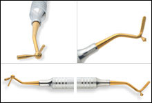 Garrison Dental Titanium Universal Composite Instrument - 5 in 1 - 1.Two sizes of Condensers
