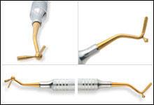 Garrison Dental Titanium Universal Composite Instrument - 5 in 1 - 1.Two sizes of Condensers