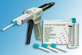 Coe-Pak Automix NDS Noneugenol Surgical Dressing and Periodontal Pack, Two-Pack: Two Double Barrel