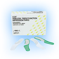 COE Sideless Triple Function Tray, adjustable (2-1/2" to 3") for Full Arch and Separable