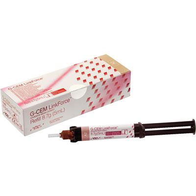 G-Cem LinkForce A2, Self-Adhesive Resin Cement. 1 - 8.7 g syringe & 20 Automix Tips. Dual-cure