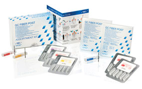 GC Fiber Post Assortment Kit. Radiopaque Esthetic