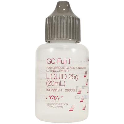 GC Fuji I Cement - Liquid Only, 25 Gm. (20 mL) Bottle. Glass Ionomer Luting Cement