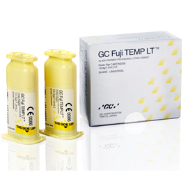 GC Fuji TEMP LT Glass Ionomer Provisional and Implant Cement, Refill Package, Glass Ionomer