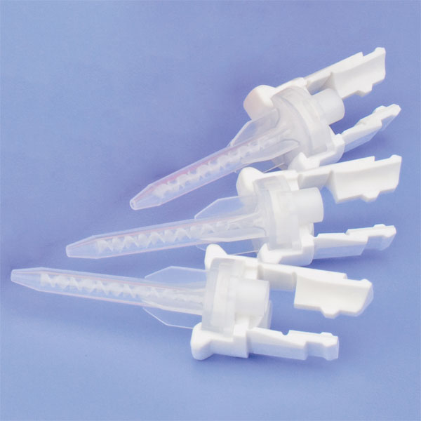 GC FujiCEM 2 Mixing Tips SL 20/Pk. White, Slide & Lock standard GC mixing tips with round end