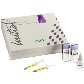 GC Initial IQ POM Set - One Body, Press-over Metal Set. Contains: Fluo crystals, IQ/effect ingots