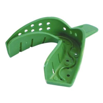 COE Spacer Trays #20D Large Green Perforated Lower Full-Arch Plastic Impression Tray (252012)