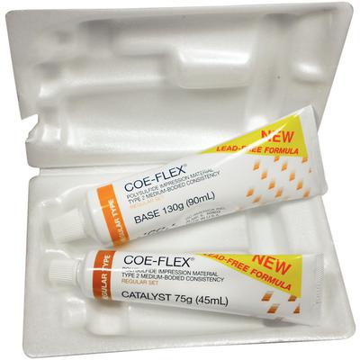 Coe-Flex Regular Set Regular Body - Refill Package, Lead-Free Rubber Base Impression Material