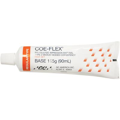 Coe-Flex Fast Set Regular Body - Lead-Free Rubber Base Impression Material, Base Only - 90 ml