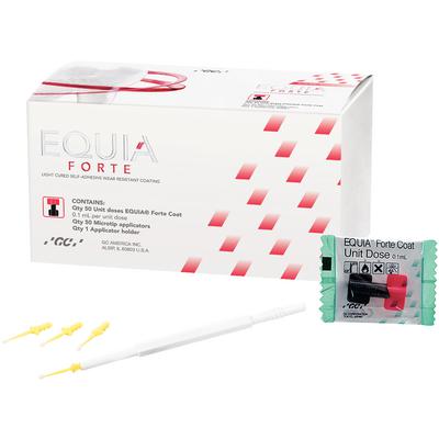 Equia Forte Coat Refill. 50 x 0.1 ml unit doses Coat, 50 Microtip applicators and 1 applicator