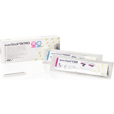 everStick Fiber Reinforcements Intro Kit.1 x 8 cm C&B, 1 x 8 cm PERIO & 1 Stick REFIX D silicone