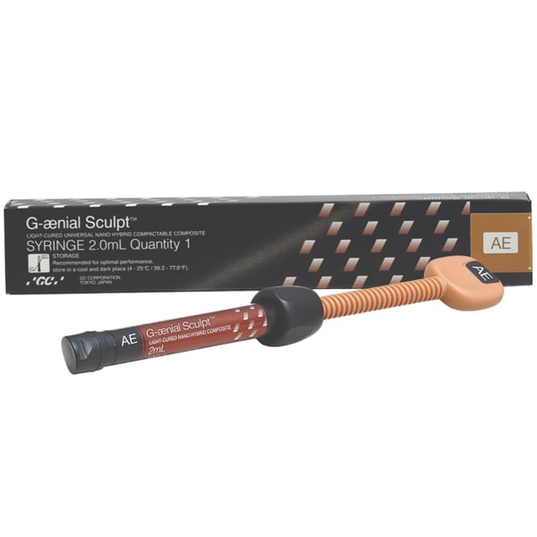 G-aenial Sculpt AE, Syringe Refill , 2 ml 1/Pk. Light-Cured, Universal Nano Hybrid Compactable