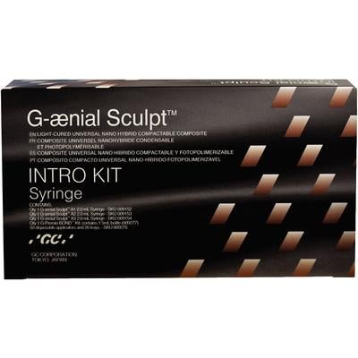 G-aenial Sculpt Syringe Introductory Kit. Includes: 3 - 2 ml syringes (A1, A2, A3) and 1 G-Premio