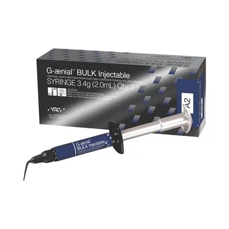 G-aenial Injectable Syringe Bulk, A2, Light-Cure, 3.4 Gm. Syringe, 1/Pk. Universal, bulk-fill