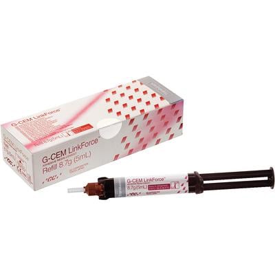 G-Cem LinkForce Cement Refill - Translucent, Self-Adhesive Resin Cement. 1 - 8.7 g syringe & 20