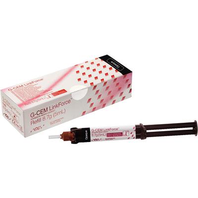 G-Cem LinkForce Cement Refill - Opaque, Self-Adhesive Resin Cement. 1 - 8.7 g syringe & 20 Automix