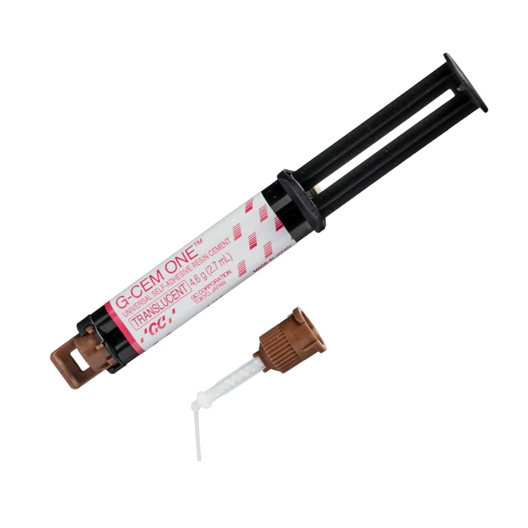 G-CEM ONE Universal Resin Cement Twin Refill, Self-Cure Translucent, 4.6 Gm, 2/Pk. Contains: 15