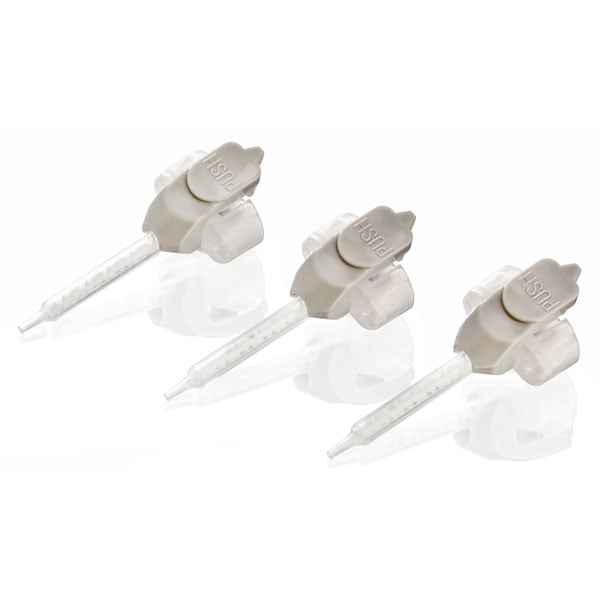 GC FujiCEM Evolve Push and Click Mixing Tips (Regular). 15 tips/Pk. For use Glass Ionomer Luting