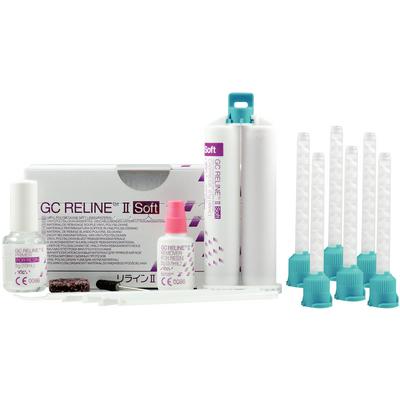 GC Reline II Intro Kit - Soft. Vinyl polysiloxane, soft relining material designed for denture