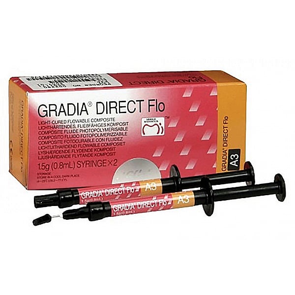 Gradia Direct LoFlo A1 Syringe - Light-cured, Flowable Composite Restorative. Contains: 2 - 1.3