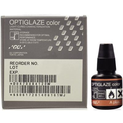 Optiglaze Color A Plus, 2.6ml Bottle. Light-cured Characterization Coating for Composite