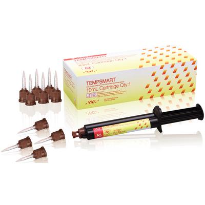 TempSmart Temporary Crown & Bridge Material - A3, 10 ml Syringe & 10 Automix Tips. Innovative