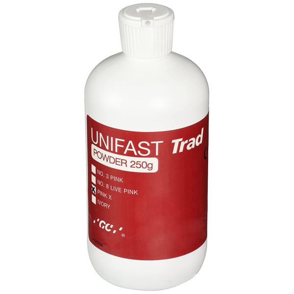 Unifast Trad Powder only, Pink X, Methylmethacrylate Resin, Recommended for denture (339113)
