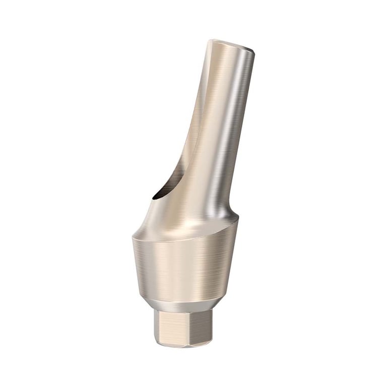 GDT Ø5.2mm Titanium Anatomic Angulated Abutment, 3.0mm GH, 15°, Internal Hex 2.42mm RP, 1/Pk