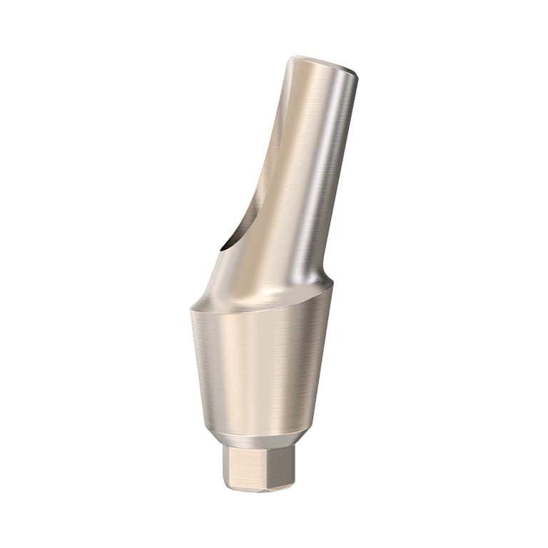 GDT Ø5.2mm Titanium Anatomic Angulated Abutment, 4.0mm GH, 15°, Internal Hex 2.42mm RP, 1/Pk