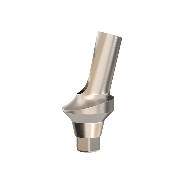 GDT Ø5.0mm Titanium Anatomic Angulated Abutment, 1.5mm GH, 15°, NP, 1/Pk. Designed