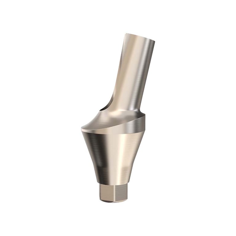 GDT Ø5.0mm Titanium Anatomic Angulated Abutment, 2.0mm GH, 15°, NP, 1/Pk. Designed